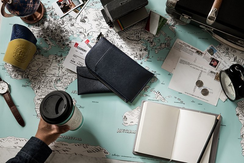 Mercury 真皮护照皮夹  多夹层卡夹 登机证 纸钞夹 - 其他 - 真皮 