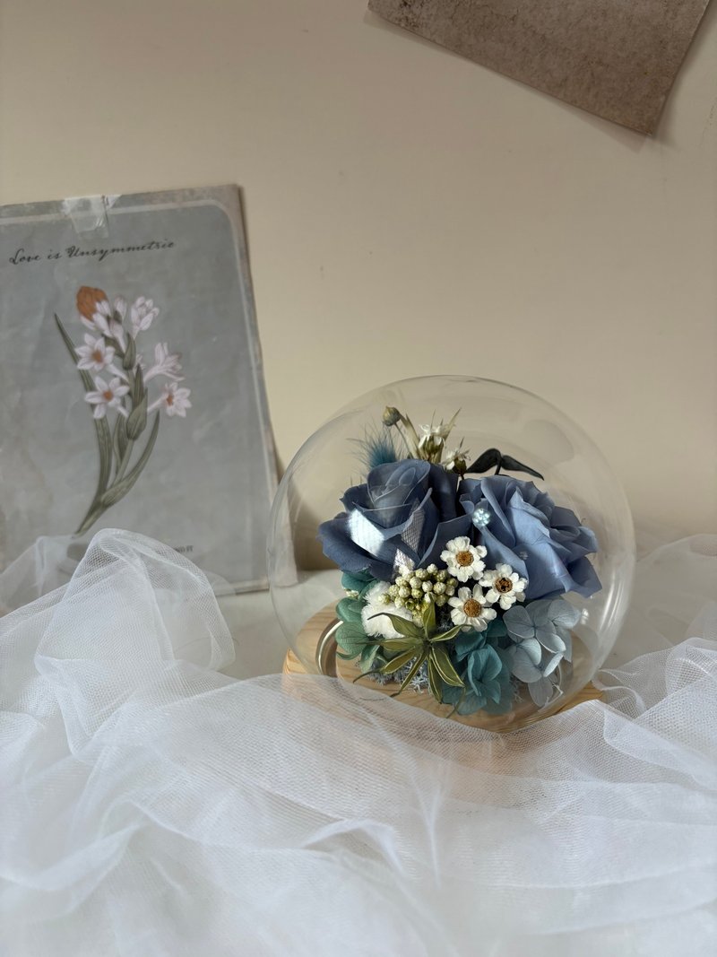 sueing_blossom 永生玫瑰玻璃罩 永生玫瑰 干燥花 永生花 - 干燥花/捧花 - 植物．花 