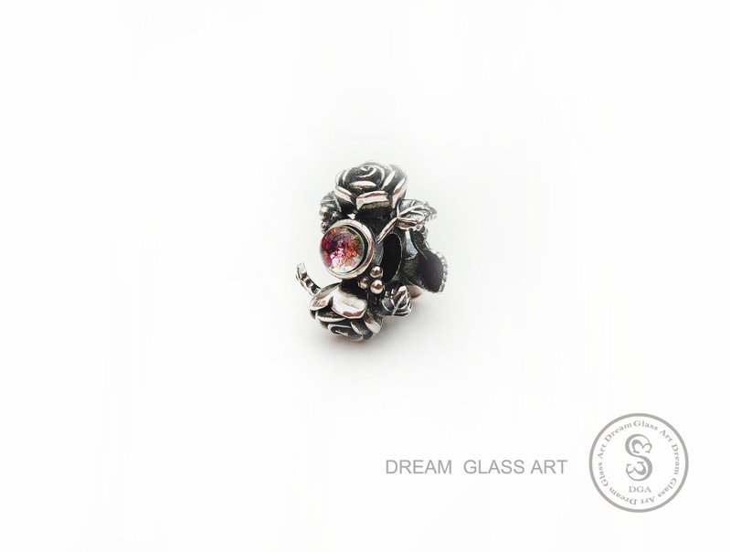 DreamGlassArt*蔷薇之恋 SBB-190410 - 手链/手环 - 其他金属 银色