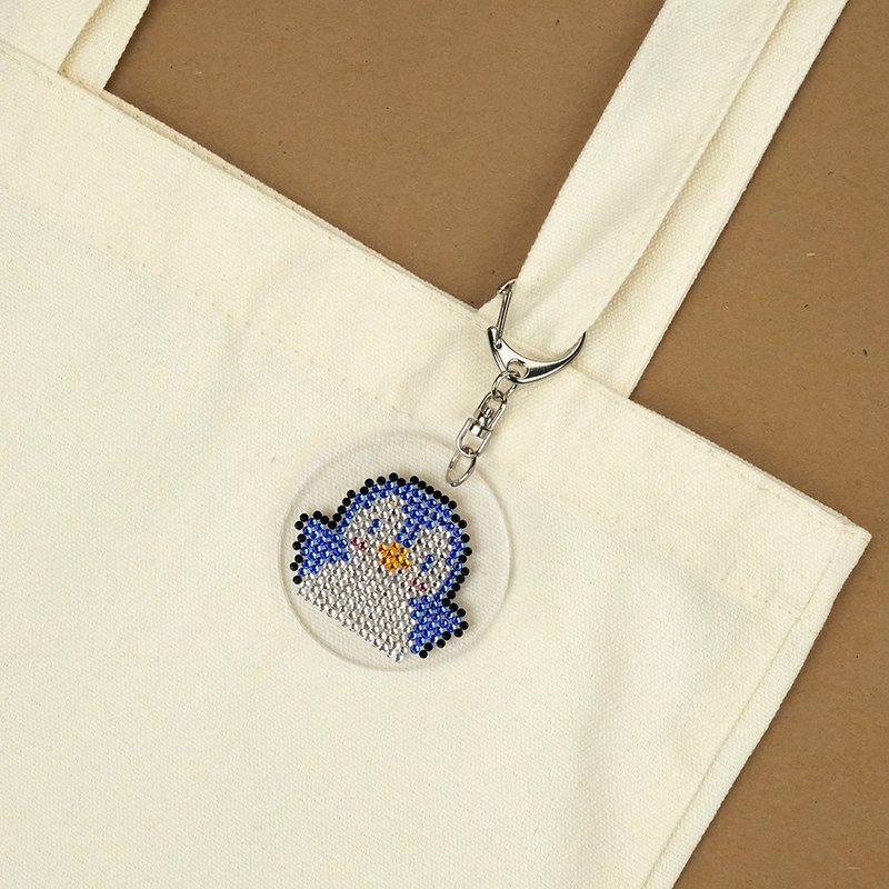 Rhinestone Craft - 企鹅水晶钻装饰DIY材料包 - 其他 - 其他材质 蓝色