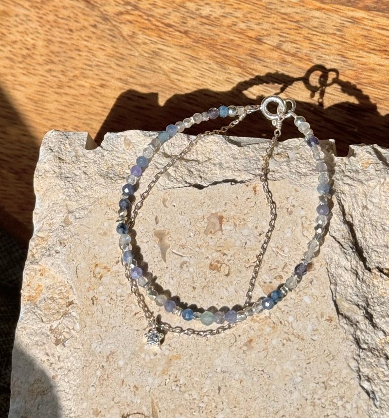 海王星的使者 - 手链/手环 - 半宝石 银色