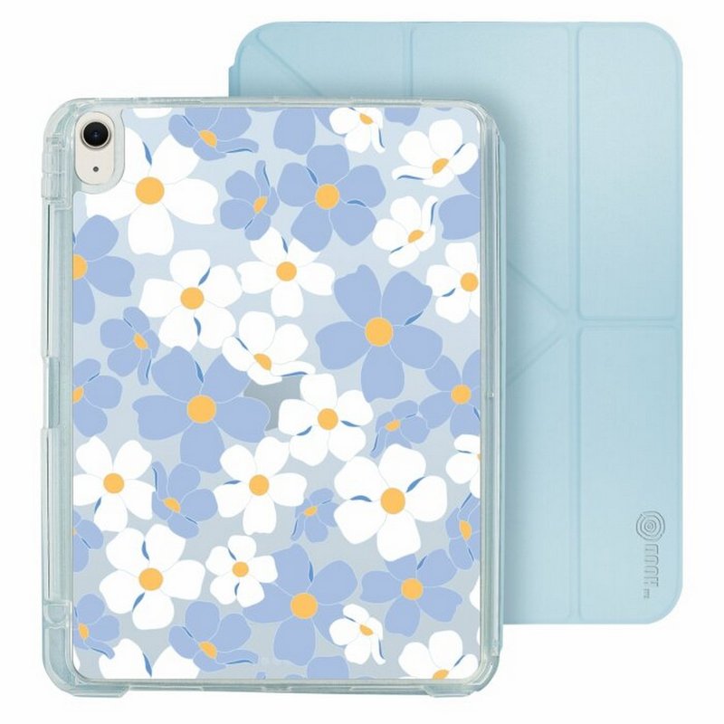 Thunbergia Flower iPad Air 11/pro13可拆式防摔透明笔槽折套 - 平板/电脑保护壳 - 塑料 多色