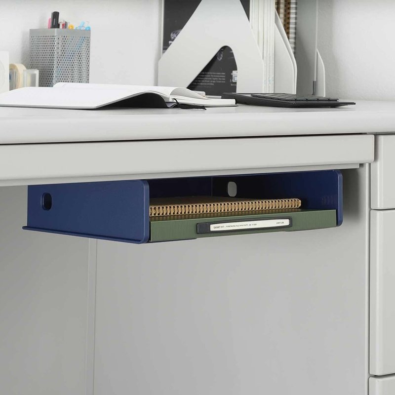 日本squ+ SOFFICE日制磁吸式文件收纳盒(窄型)-多色可选 - 收纳用品 - 塑料 蓝色