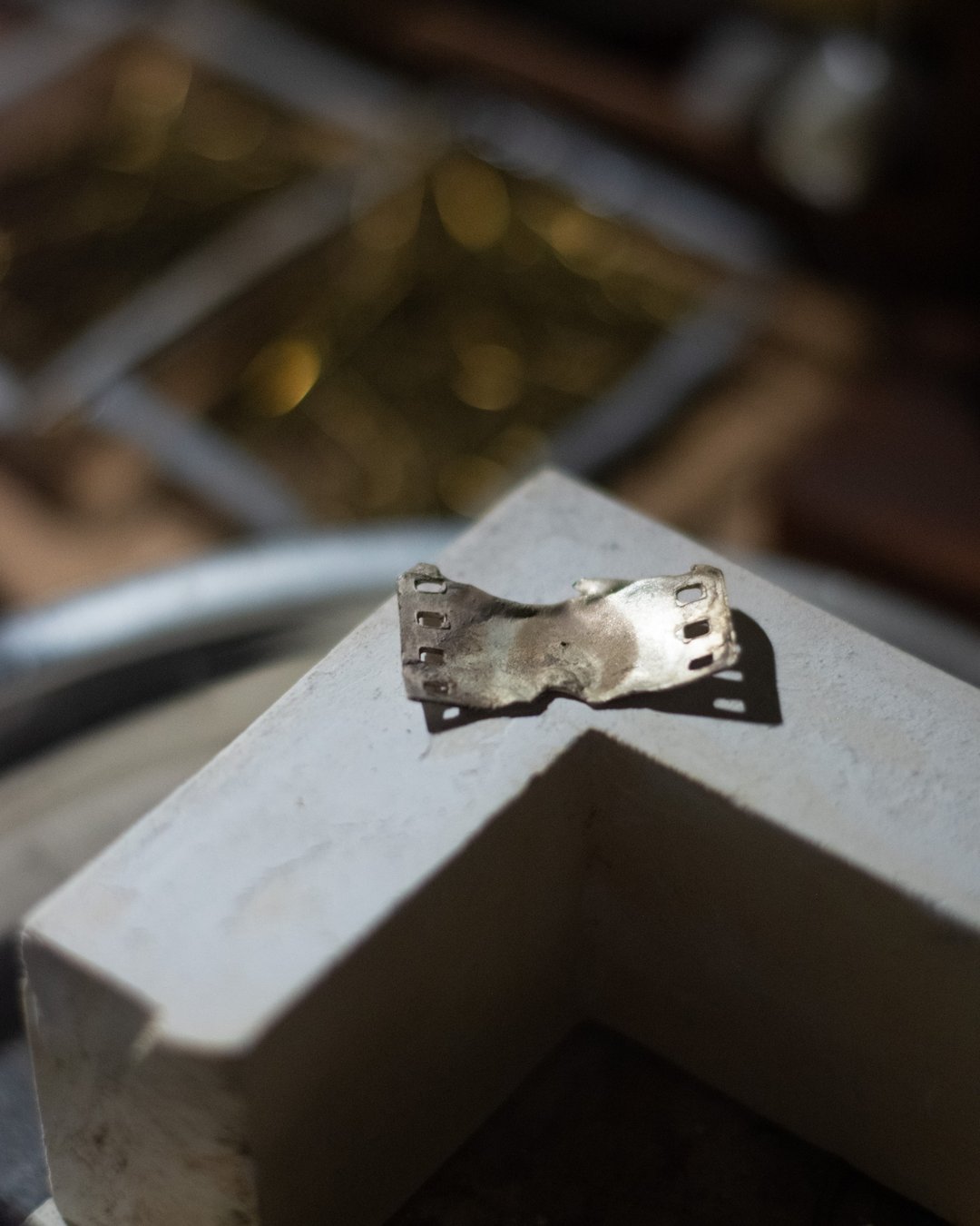 Melting Object #005 纯银熔蚀底片 - 吊饰 - 纯银 银色
