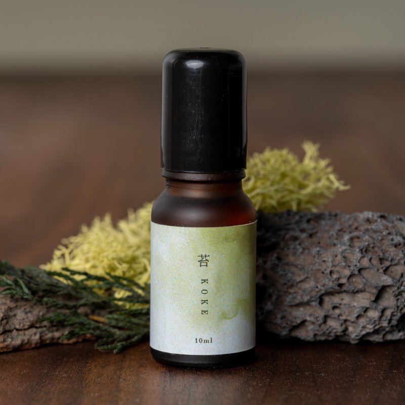 苔 – 桧木草本森林渐层复方精油滚珠瓶 - 身体护肤/按摩油 - 精油 金色