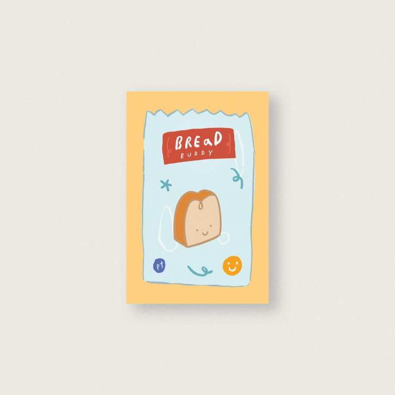 Bread Buddy Enamel Pin - 徽章/别针 - 珐琅 橘色