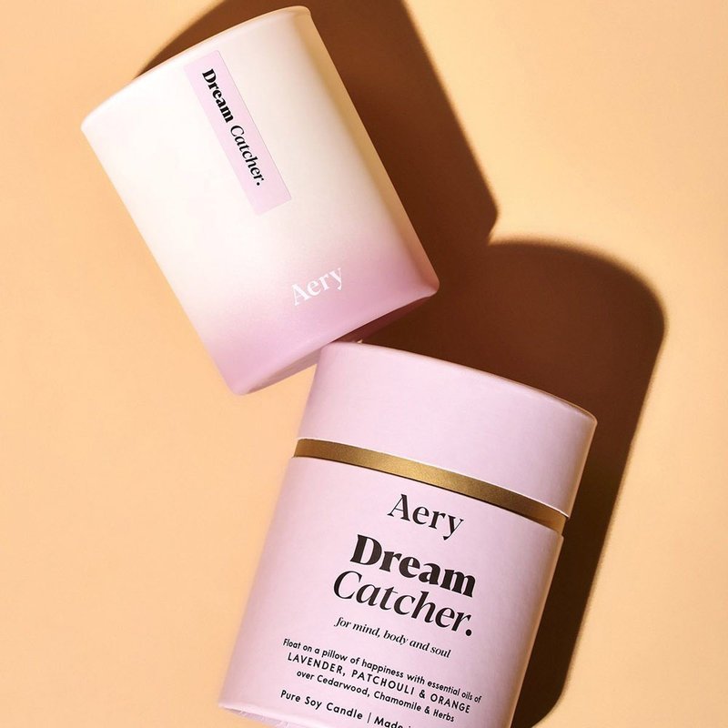 捕梦网芳疗香氛蜡烛 - 蜡烛/烛台 - 蜡 白色