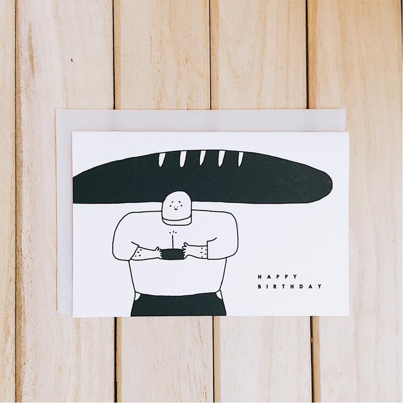 别再说一向没这习惯所以不写生日卡 (单色) - 卡片/明信片 - 纸 