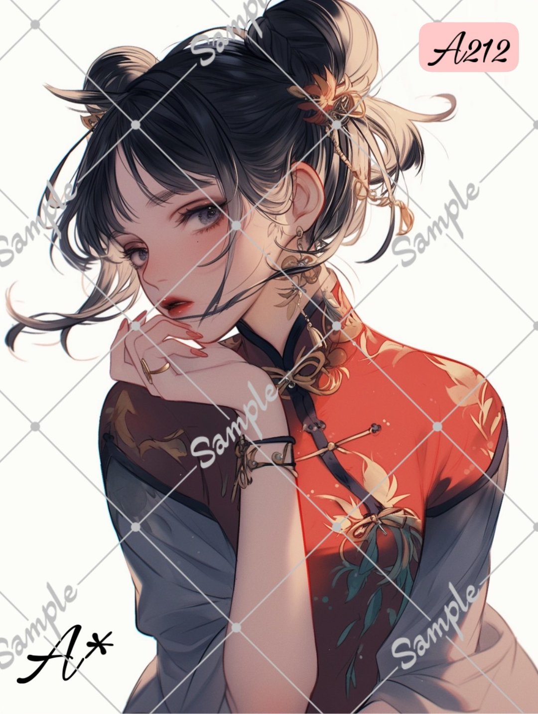 原创人物贴纸 人物贴纸 A212 - 贴纸 - 纸 