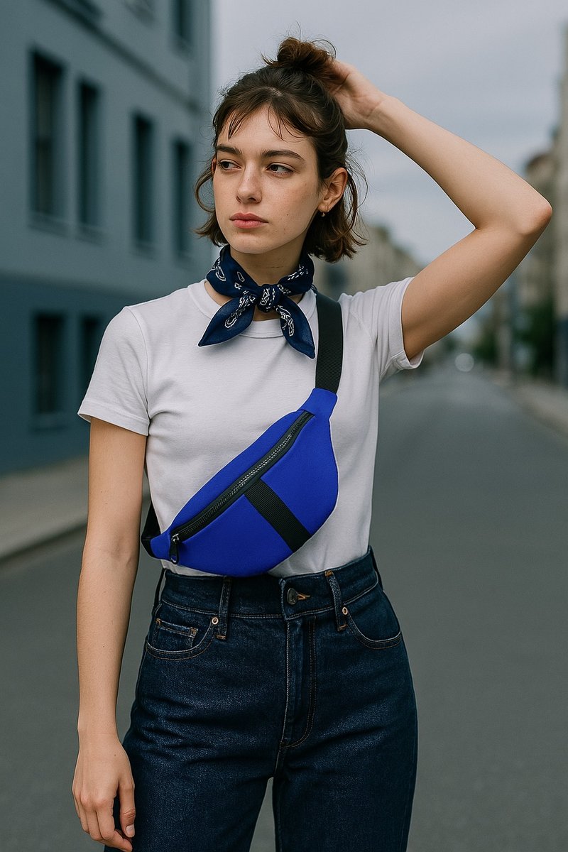 Banana Fanny Pack 斜背包 霹雳腰包 可调节【3色】 - 侧背包/斜挎包 - 防水材质 蓝色