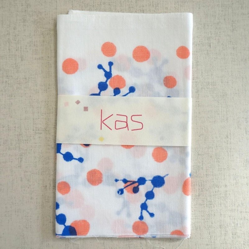 Hand-printed original half-collar "Maru 1" - 其他 - 棉．麻 白色