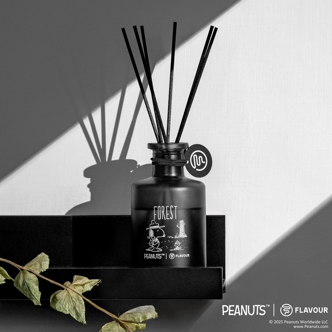 FLAVOUR × PEANUTS 联名香氛系列 l 宠物友善 l 交换礼物 l 无 - 香薰/精油/线香 - 玻璃 黑色