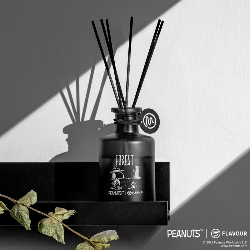 FLAVOUR × PEANUTS 联名香氛系列 l 宠物友善 l 交换礼物 l 无 - 香薰/精油/线香 - 玻璃 黑色