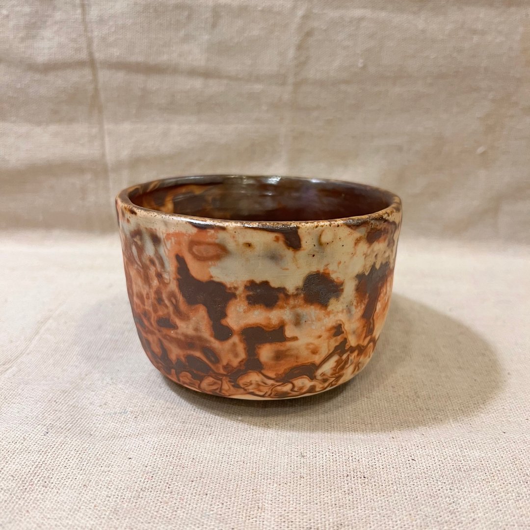 日式柴烧绞胎茶碗 / 茶碗 / 小平凡手作 - 茶具/茶杯 - 陶 