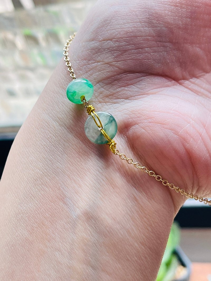 手作翡翠手链 - 手链/手环 - 玉石 