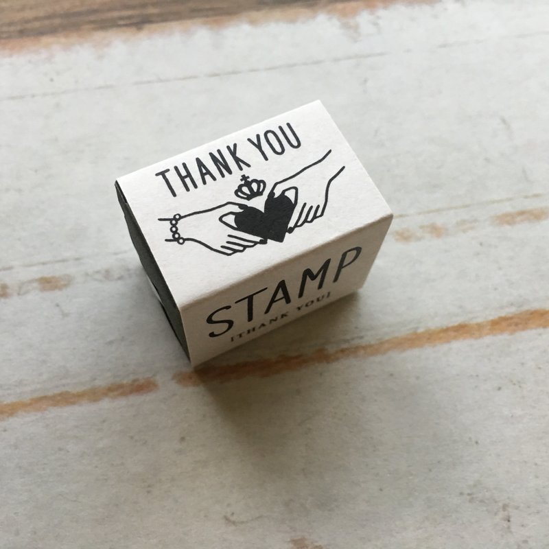 日本 KNOOP WORKS 印章 (THANK YOU) - 印章/印台 - 木头 卡其色