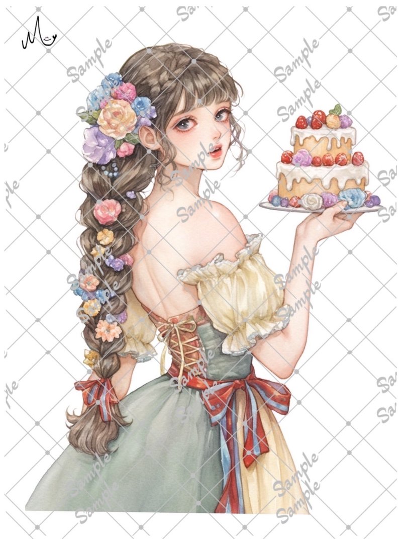 原创人物贴纸 8月新款 - 贴纸 - 纸 