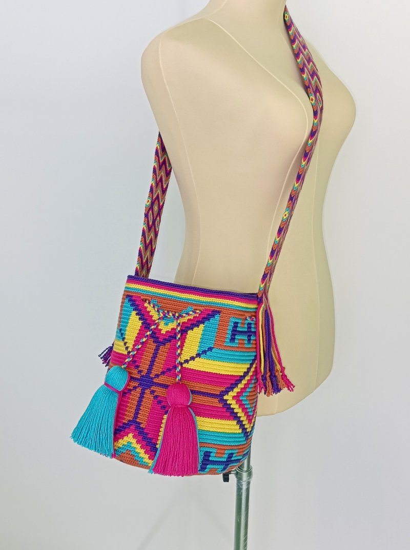 Waiyu 包 5色 M号 - 侧背包/斜挎包 - 棉．麻 