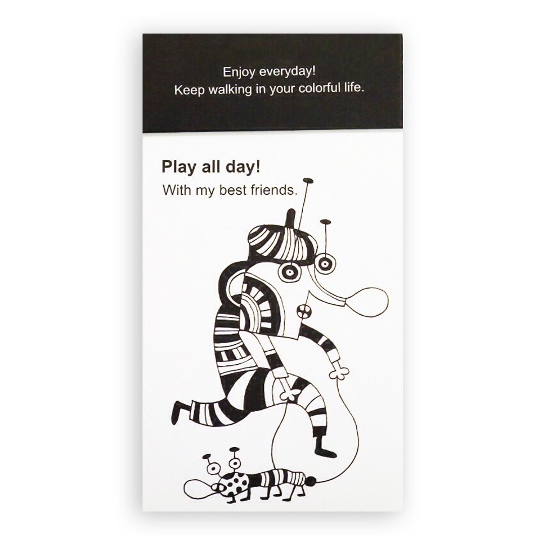 随身便条纸 (白) Play all day! - 便条纸/标签贴 - 纸 白色