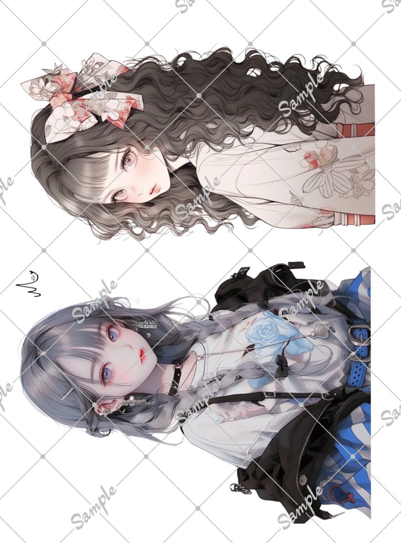 原创角色贴纸 - 贴纸 - 纸 