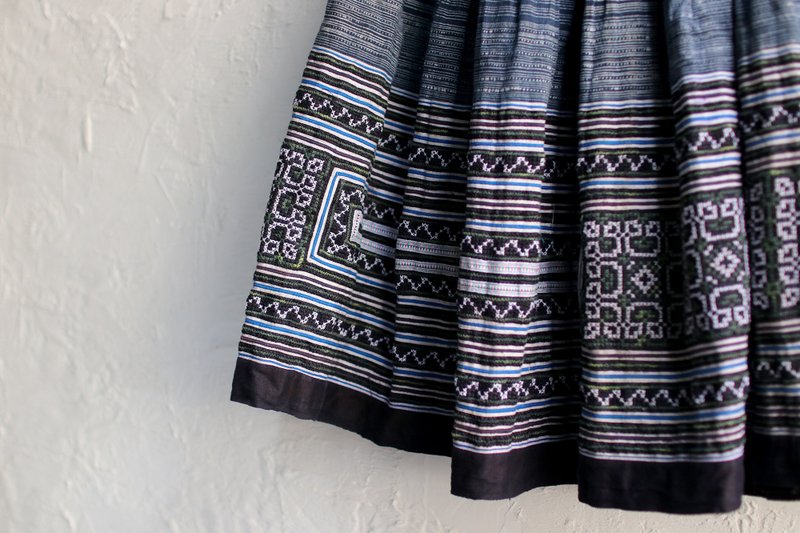 OMAKE 孟族十字绣裙03 剩图四五 - 裙子 - 棉．麻 多色