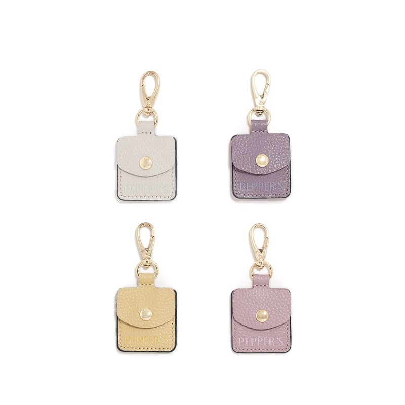 INK 牛皮感应磁扣套 - 奶油黄/玫瑰粉/丁香紫/月光灰 - 其他 - 真皮 多色