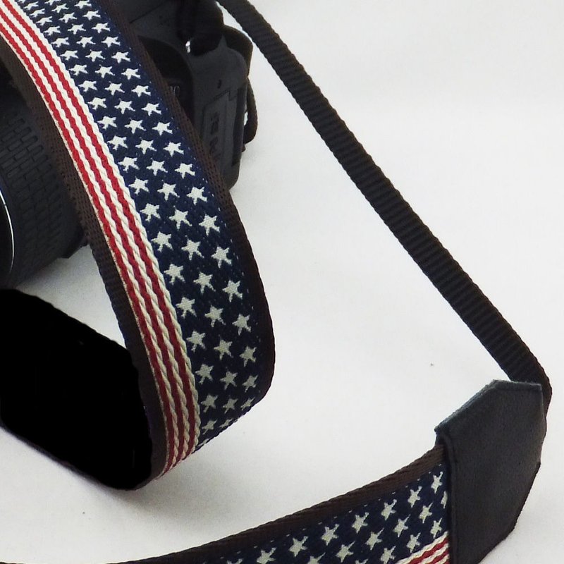 客制礼物 可绣名字 刻字相机肩带 背带 真皮  摄影师 生日礼物048 - 相机背带/脚架 - 真皮 黑色