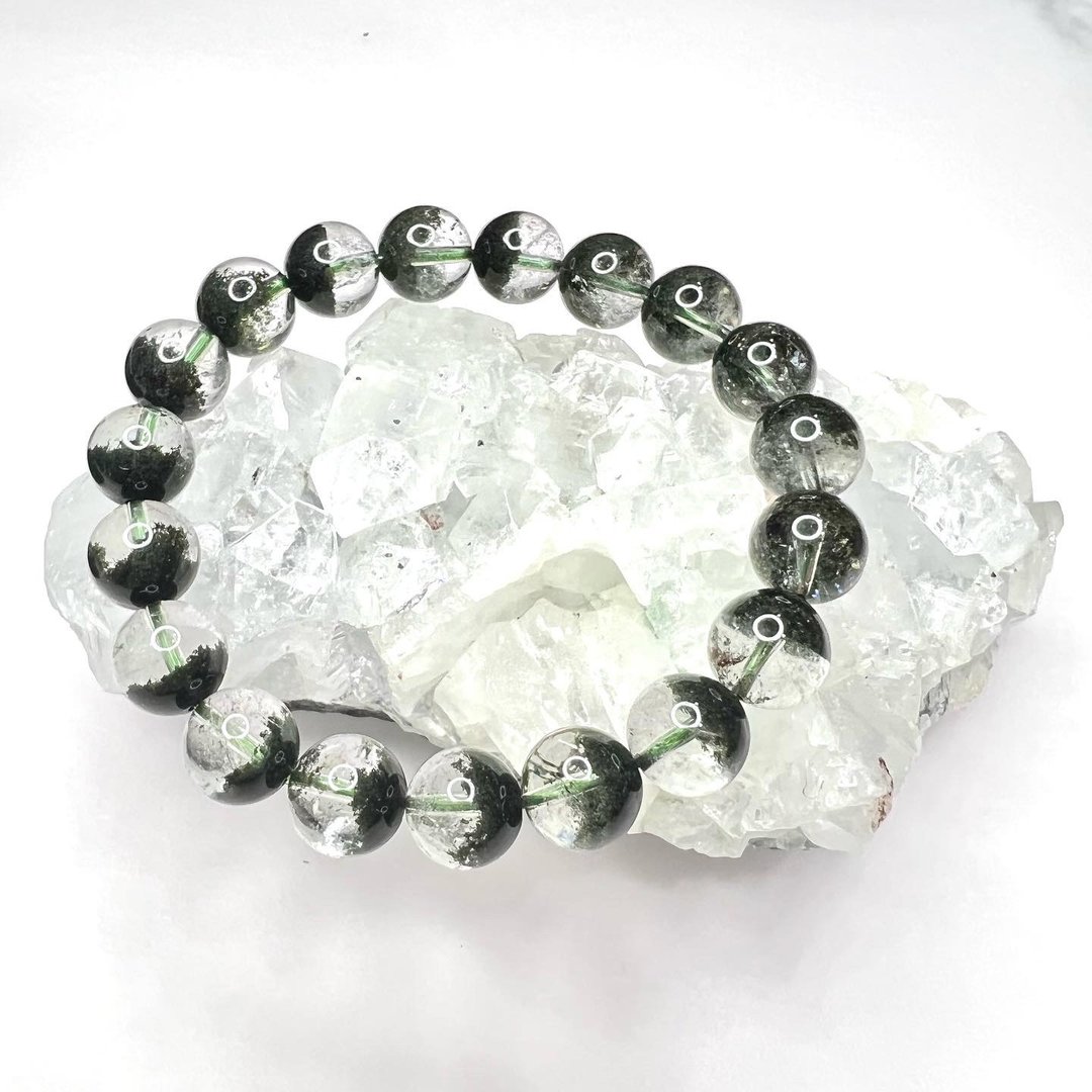 聚宝盆绿幽灵手串 | 水晶 | 水晶手串 | 水晶手链 | 水晶手链 - 手链/手环 - 水晶 绿色