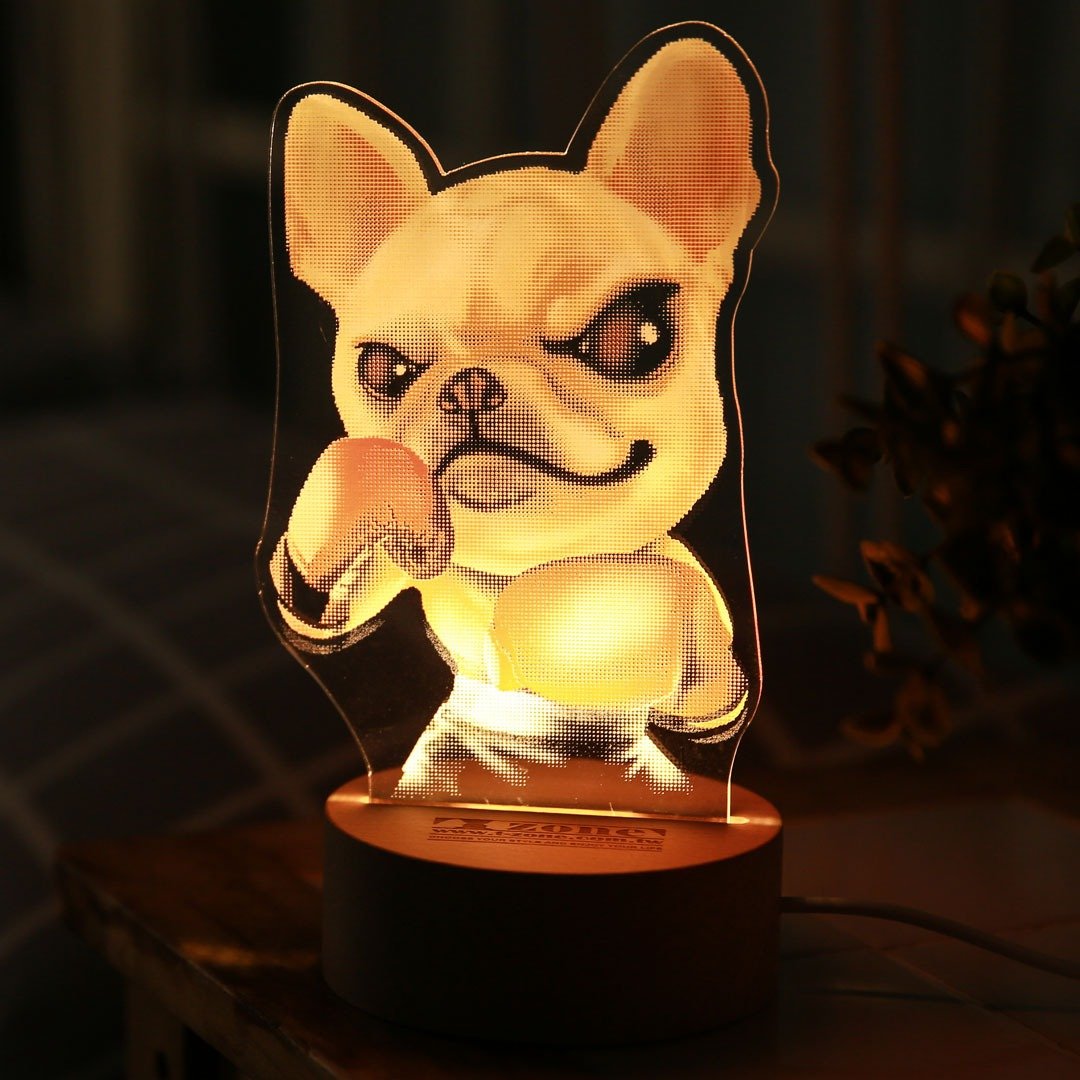 Boxing Bulldog / 拳击法斗 / led灯 - 灯具/灯饰 - 压克力 