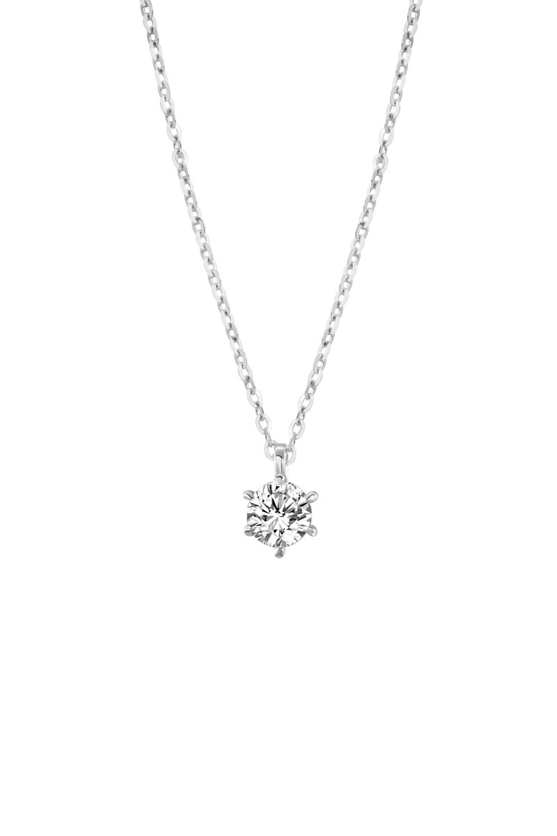 0.10 克拉项链3126 - 项链 - 贵金属 