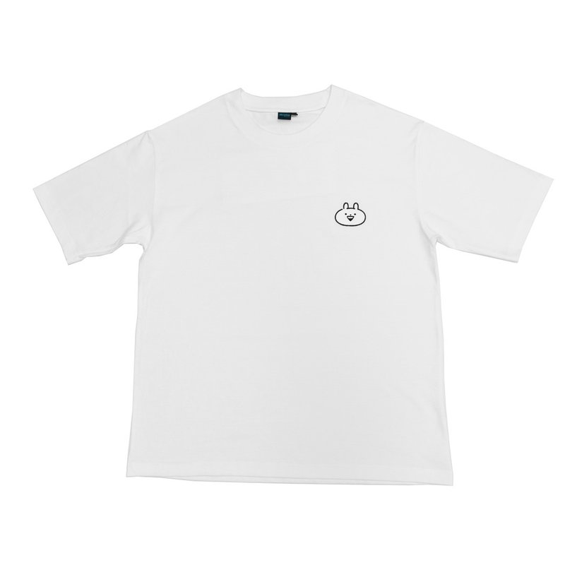 Usagyuuun 棉质 T 恤 海军蓝色 (胸前有口袋) - 男装上衣/T 恤 - 棉．麻 多色