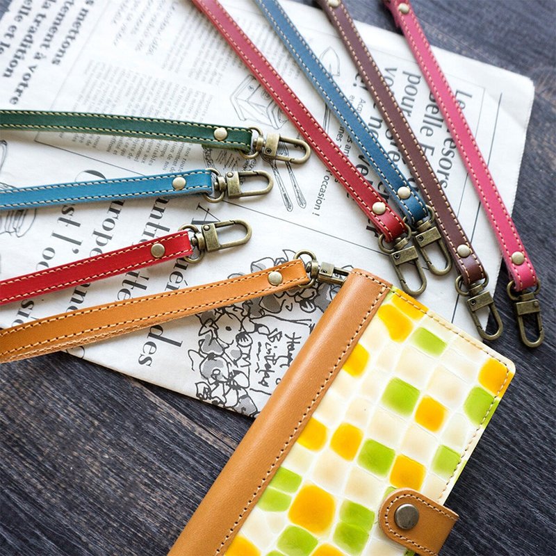 Strap [Italian Leather] Genuine Leather Mother's Day FH13K - 手机配件 - 真皮 多色