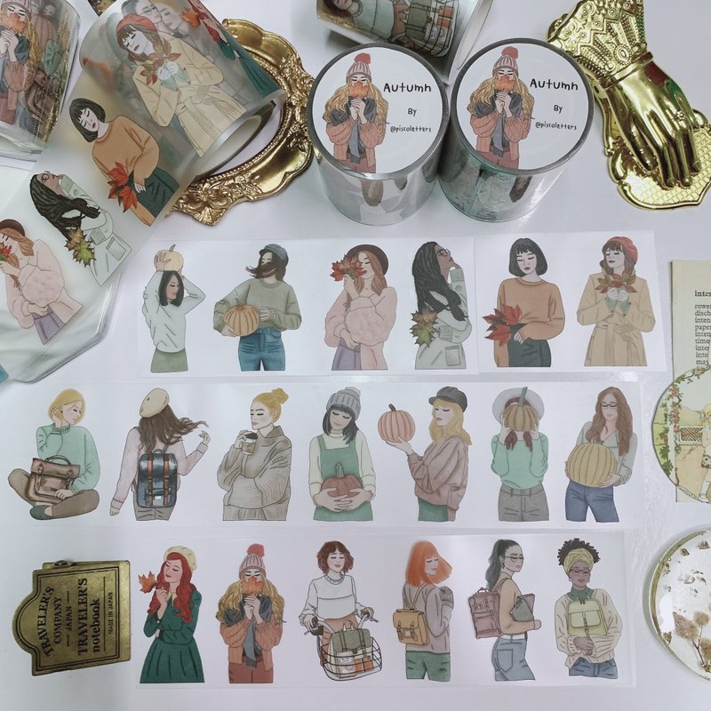 Autumn PET Tape - 纸胶带 - 塑料 