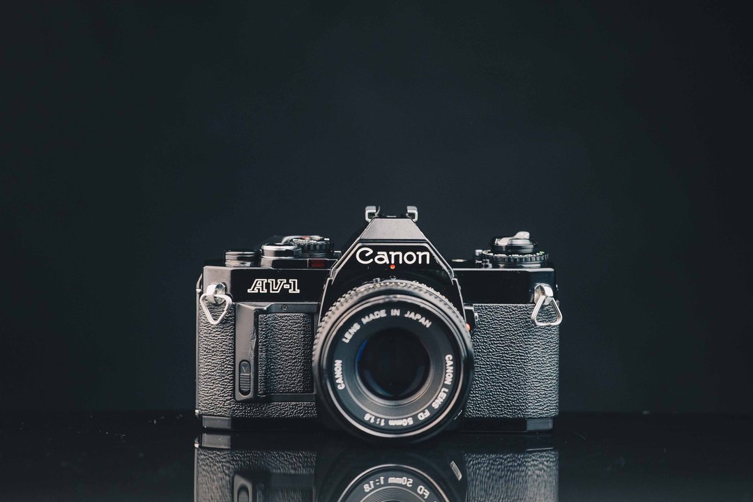 Canon AV-1+FD 50mm f1.8 #784 #135底片相机 - 相机 - 其他金属 黑色
