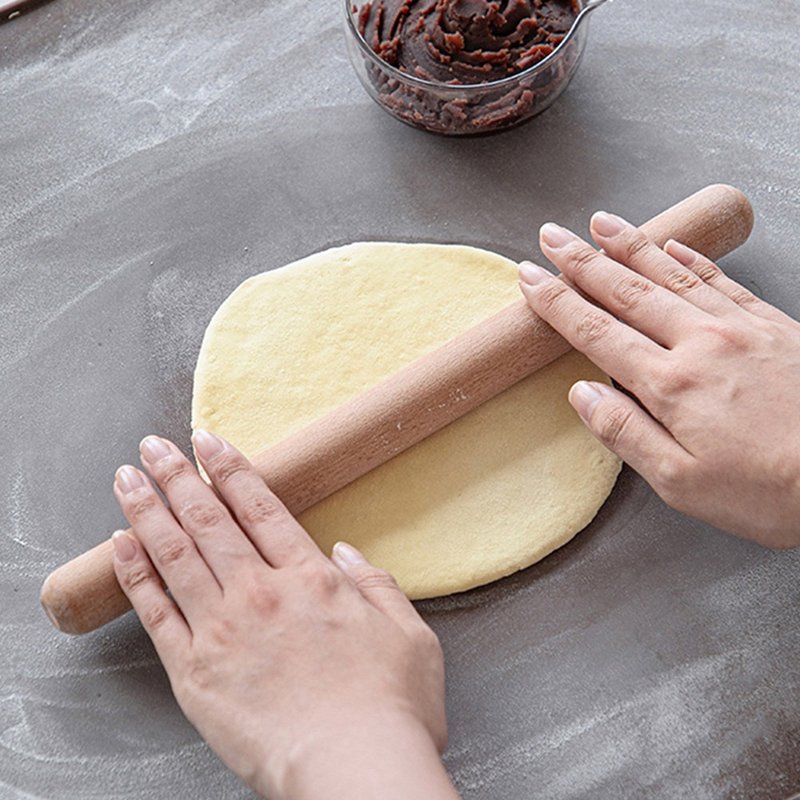 日本霜山 北欧风榉木擀面棍/杆面棍 - 厨房用具 - 木头 咖啡色