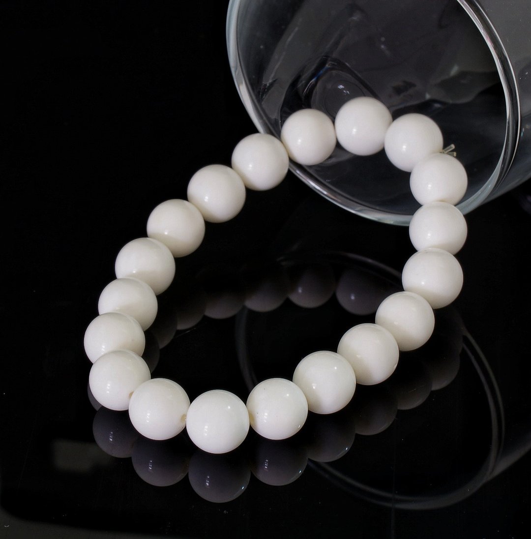入门级砗磲 10mm 手链 ( Tridacna 10mm Bracelet ) - 手链/手环 - 贝壳 