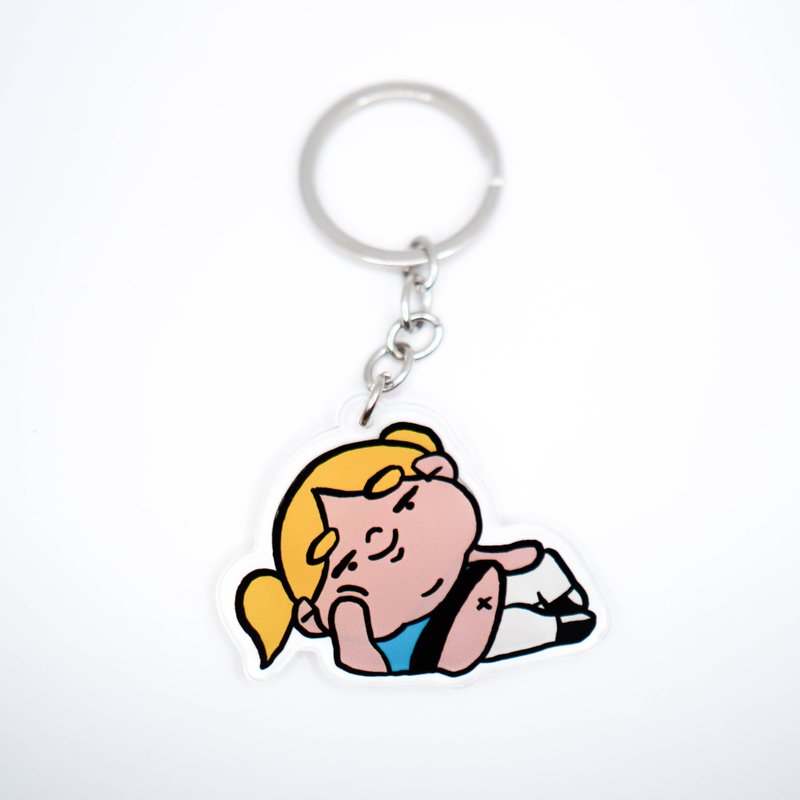 废青Genie 废青版飞天小女警 (泡泡) 锁匙扣 钥匙圈 - 钥匙链/钥匙包 - 塑料 多色
