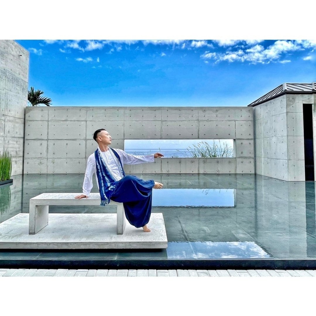 蓝染嫘萦围巾(小条)-出货2件花色任选 - 围巾/披肩 - 其他材质 蓝色