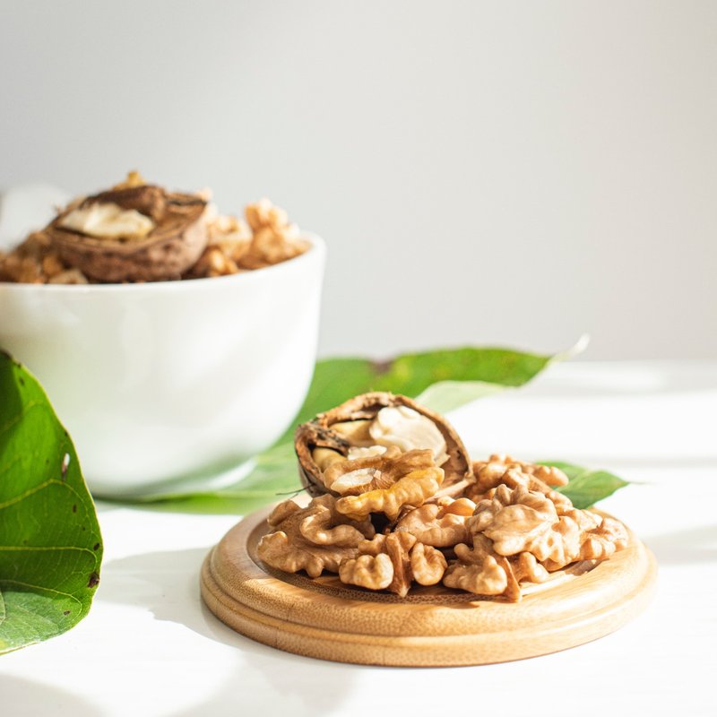 顶级原味核桃 (200公克/袋) - 坚果 - 新鲜食材 卡其色