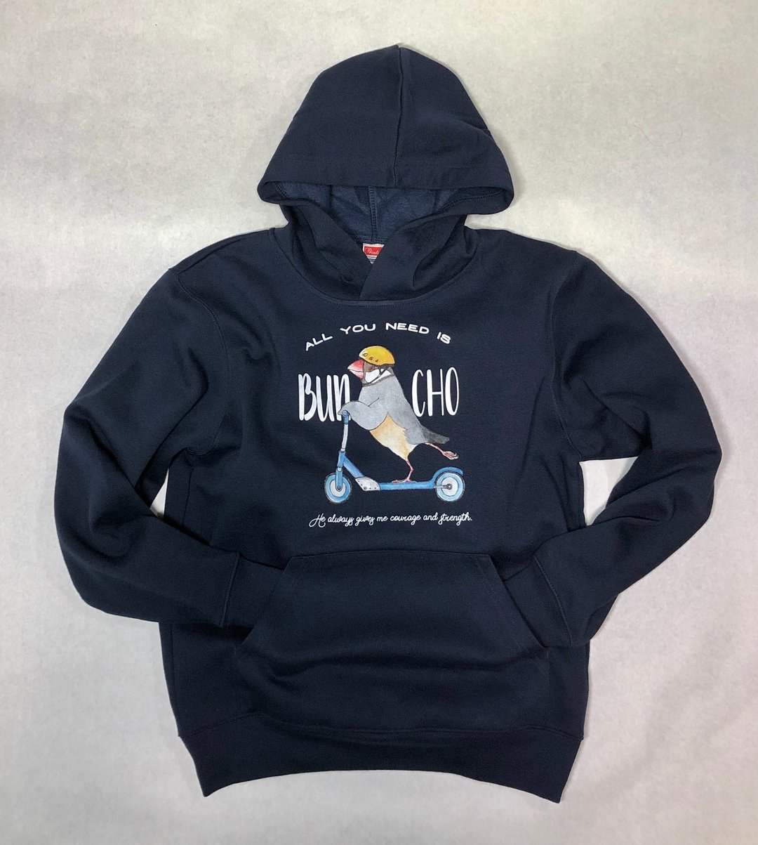 Brushed backing fabric hoodies of java sparrow kickboard - 女装休闲/机能外套 - 棉 