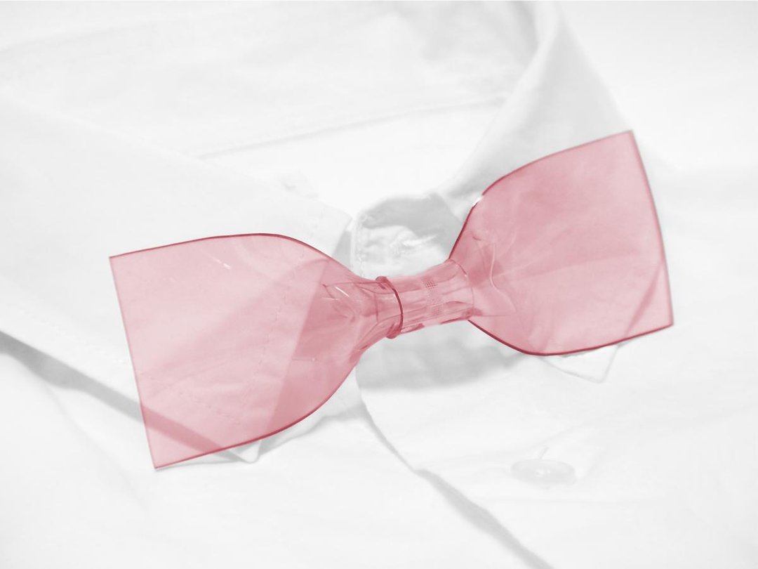 Transparent Bowtie (Clairet) - 领带/领带夹 - 其他材质 红色