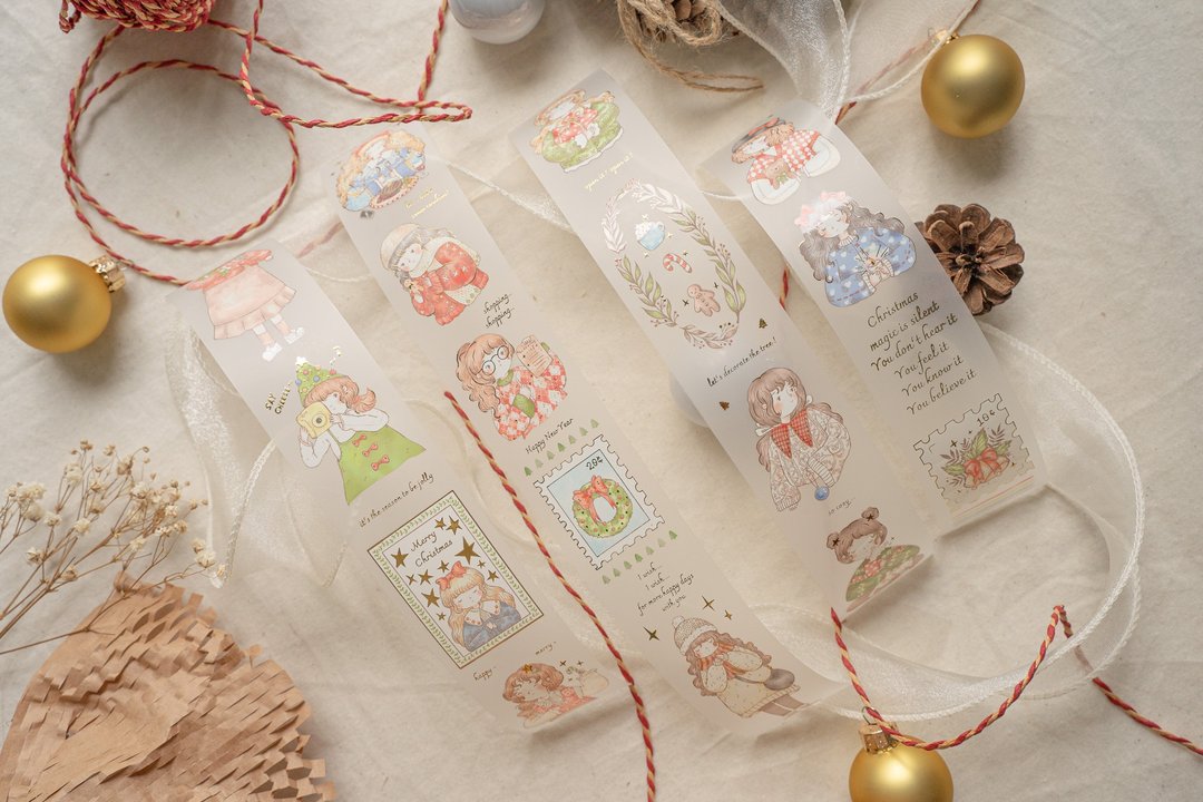 Merry Merry - 雾面烫金胶带 - 纸胶带 - 其他材质 