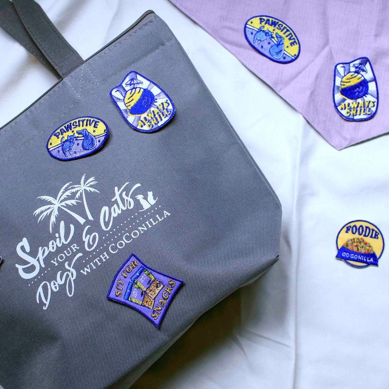 CoCo手工布章-6周年款 - 徽章/别针 - 绣线 多色