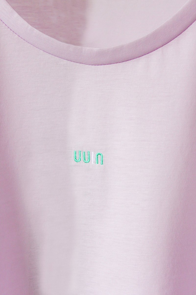 UUIN   _ UUIN刺绣紫T - 女装 T 恤 - 棉．麻 