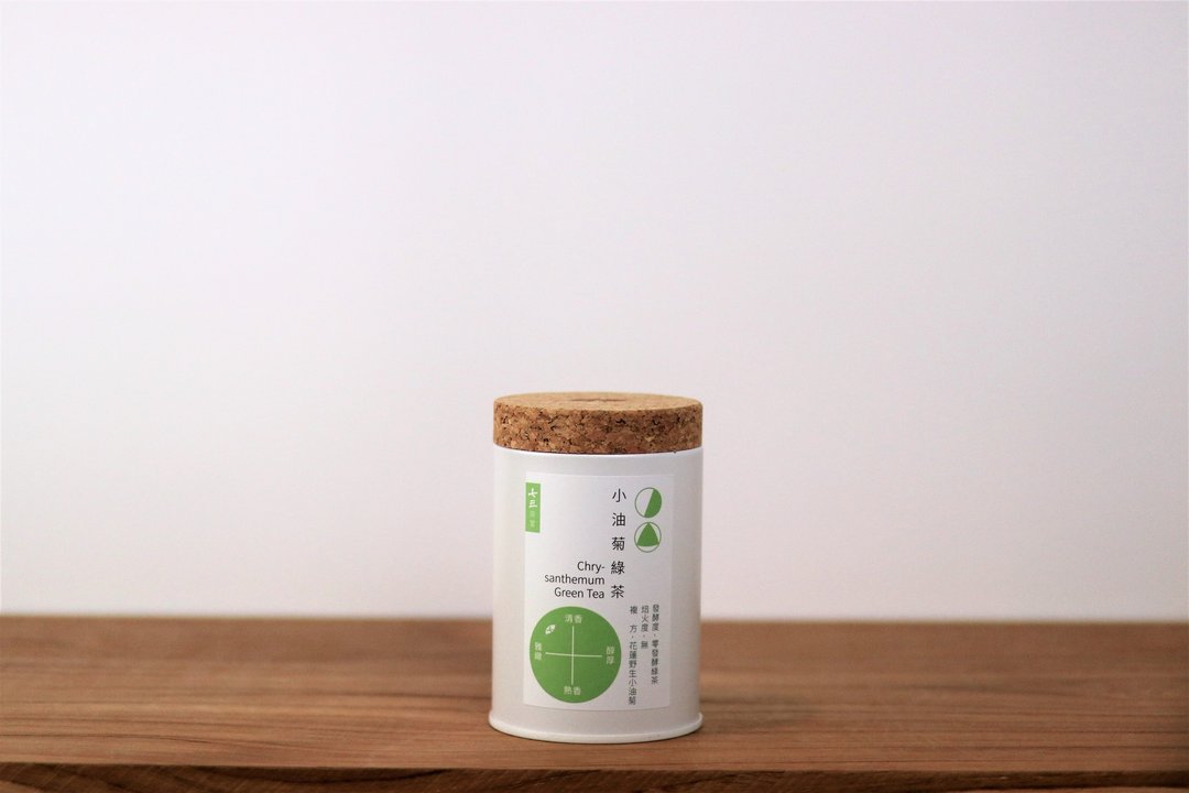 【尝试台茶新滋味】小油菊绿茶-立体茶包 *赤柯山油菊 南投绿茶 - 茶 - 其他金属 白色