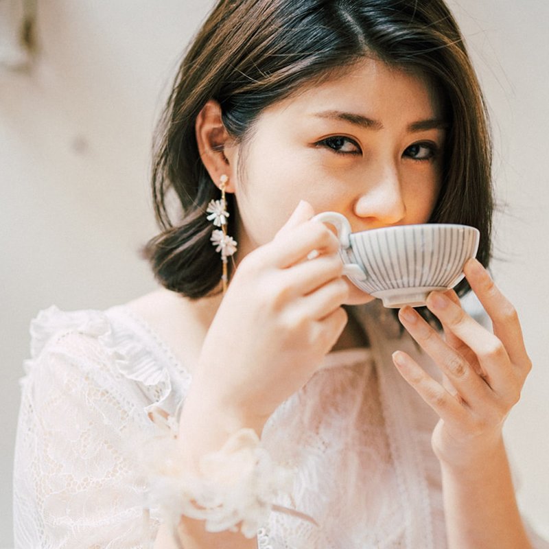 粉色假期 - 耳环/耳夹 - 其他材质 粉红色