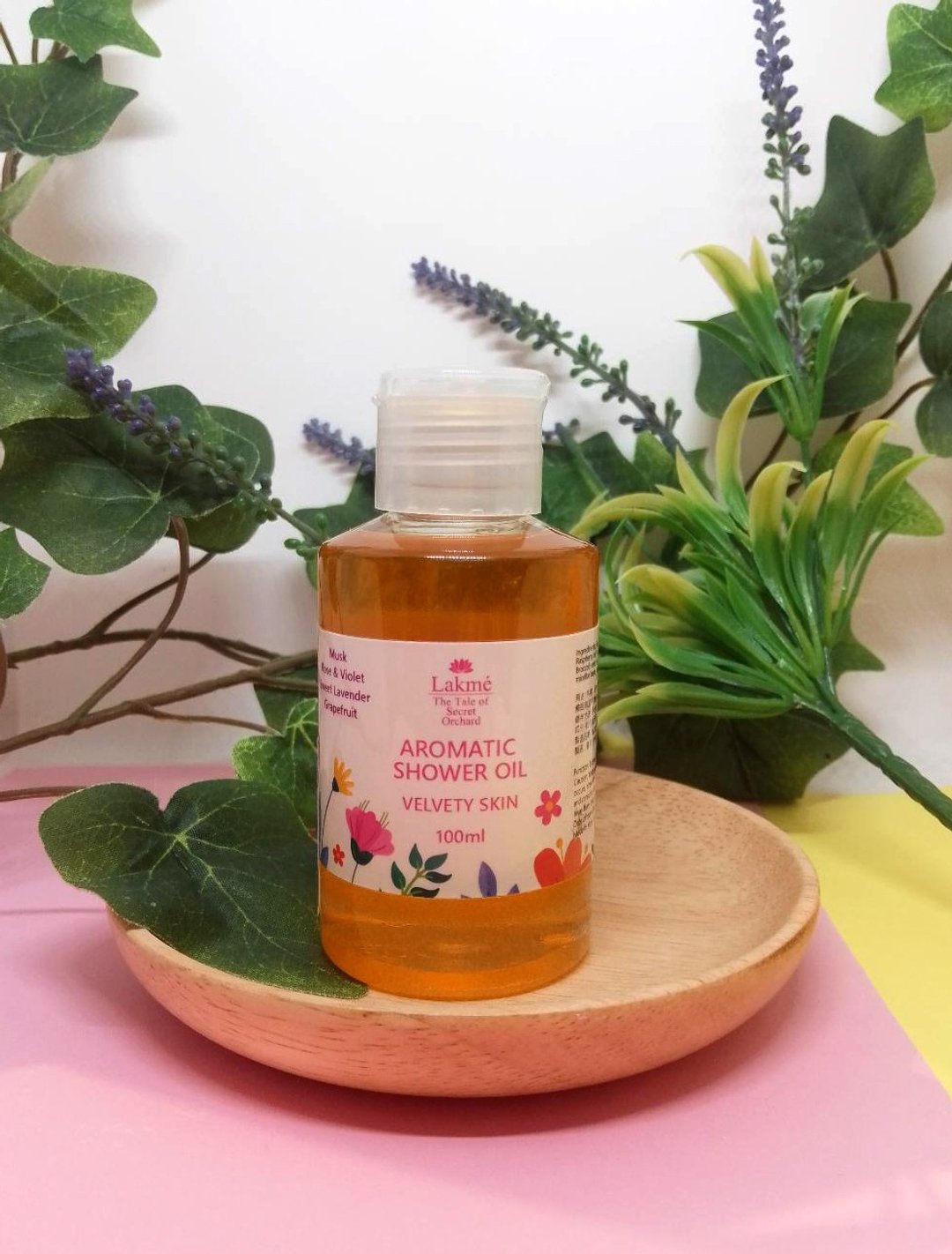 芳香沐浴油 100ml (玫瑰,紫罗兰) - 肥皂/手工皂 - 其他材质 红色