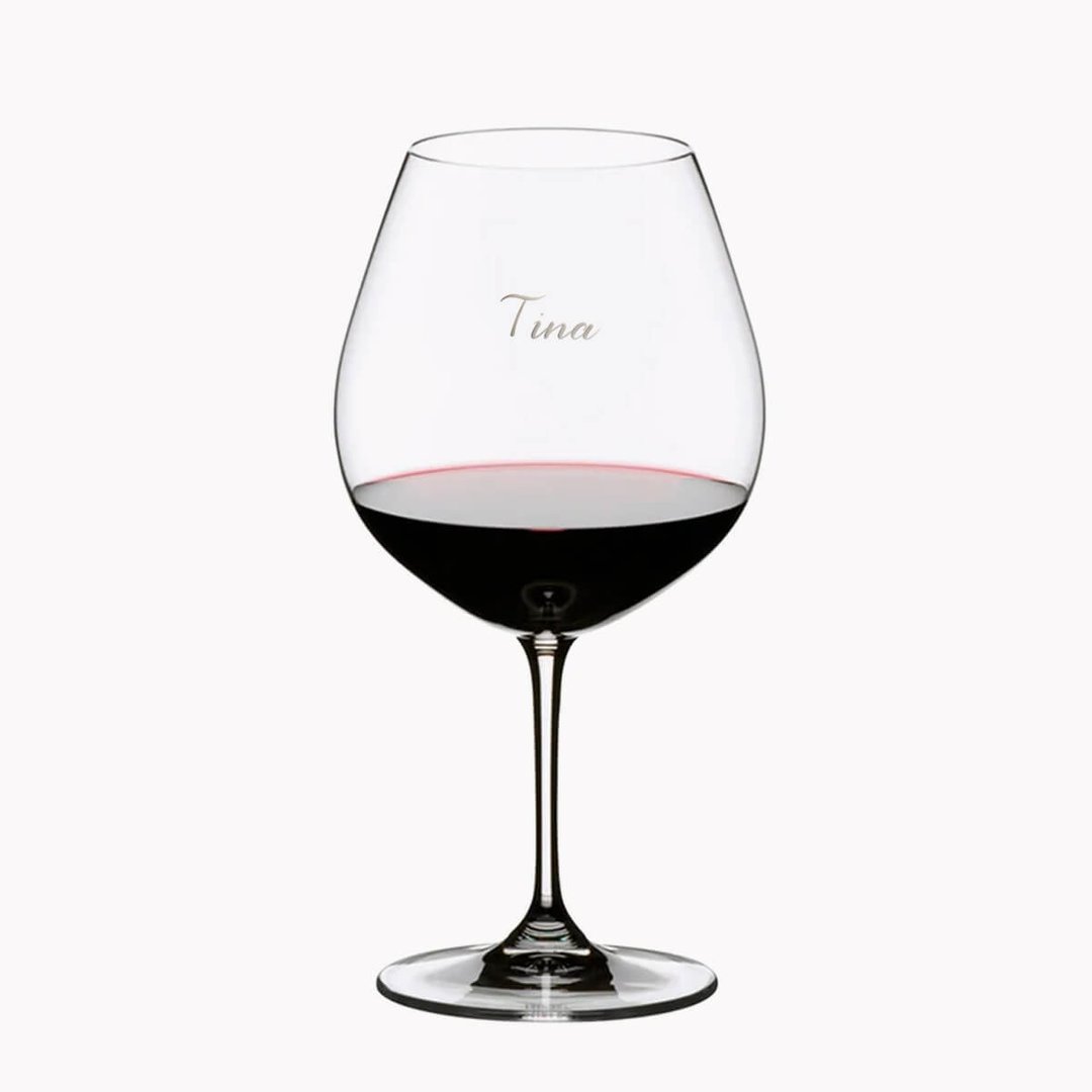 700cc【Riedel－Vinum系列】 Burgundy勃根地红酒杯刻字 商务送礼 - 酒杯/酒器 - 玻璃 透明