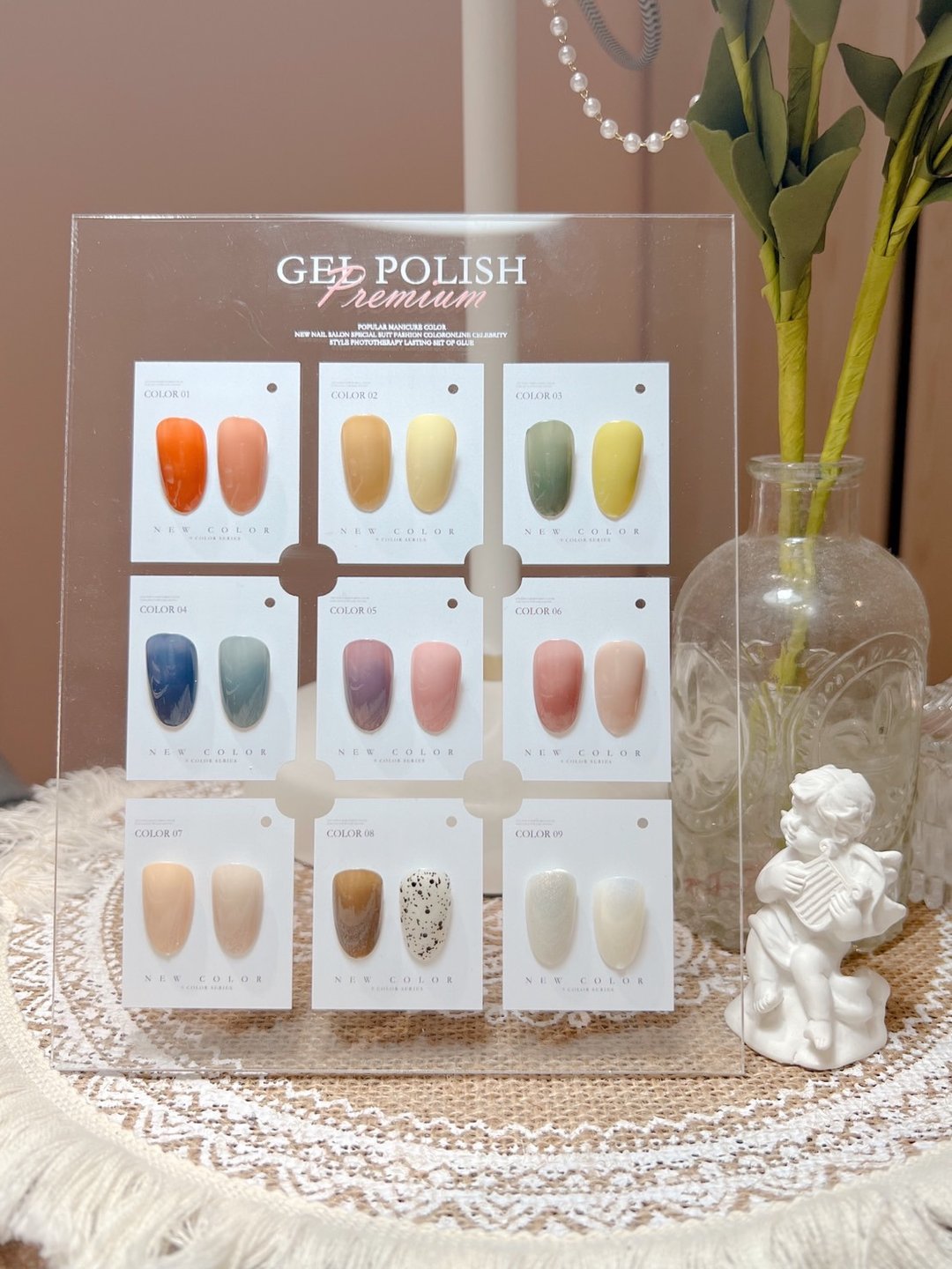 【ᴠᴏʟ.0 单色穿戴甲】单色 手工甲片 穿戴甲 美甲贴片 婚甲 - 指甲油/指甲贴 - 树脂 多色