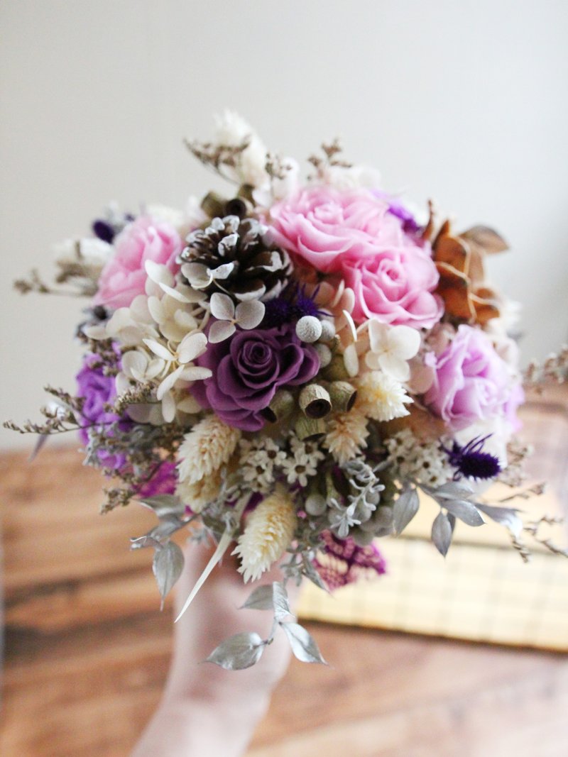 │不凋花/干燥花捧花│♥Beauté Spring不凋花捧花♥  ♪可定制化♪ - 植栽/盆栽 - 植物．花 